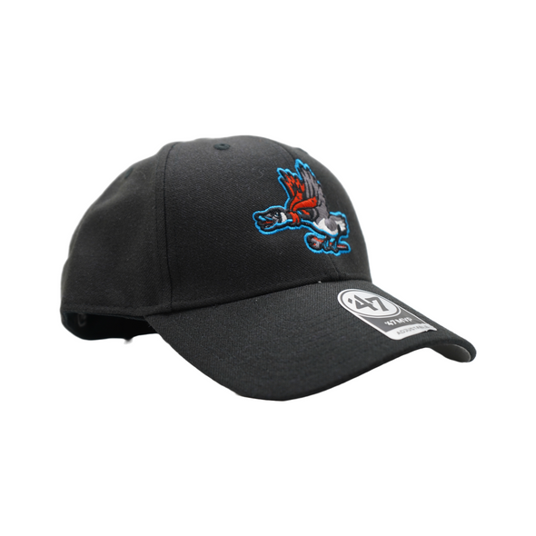 Beloit Sky Carp 47 Home Black MVP Hat
