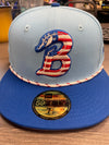 Beloit Sky Carp 59fifty Stars & Stripes 2025