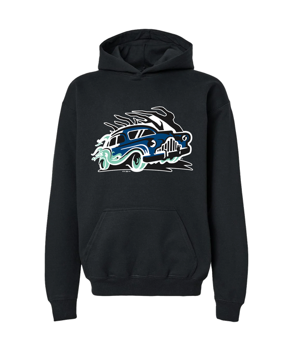 Eerie Wearies Black Roadster Youth Hoodie *PRE-ORDER* (EXPECTED TO ARRIVE IN A FEW WEEKS)