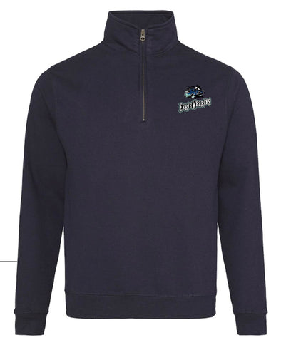 Eerie Wearies Oxford Navy 1/4 Zip Sweatshirt *PRE-ORDER* (EXPECTED TO ARRIVE IN A FEW WEEKS)