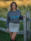 Beloit Sky Carp Dark Heather Softstyle Crewneck Sweatshirt