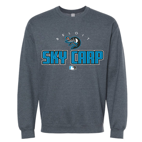 Beloit Sky Carp Dark Heather Softstyle Crewneck Sweatshirt