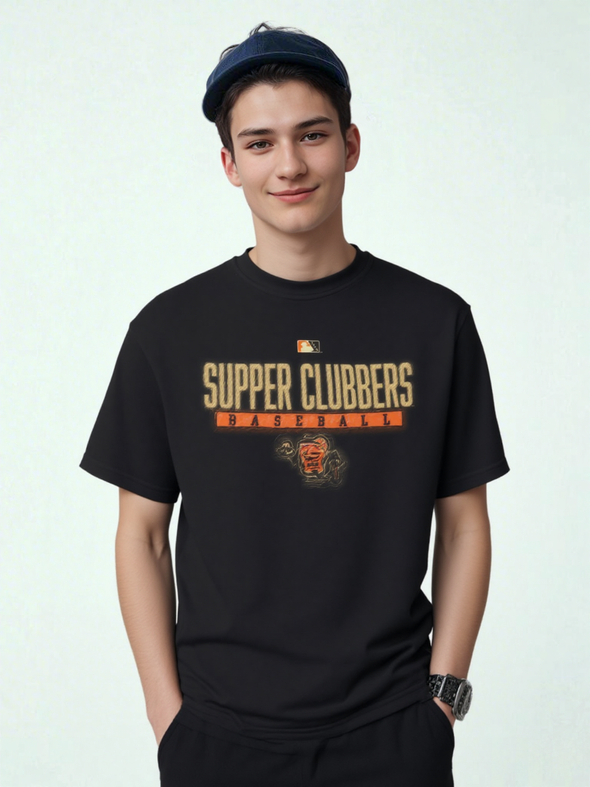 Wisconsin Supper Clubbers Black McGuffin Dri-Fit T-Shirt
