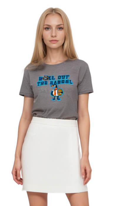 Beloit Sky Carp Roll Out the Barrel Grey T-Shirt