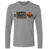 Wisconsin Supper Clubbers Heather Dark Gray CVC L/S T-Shirt
