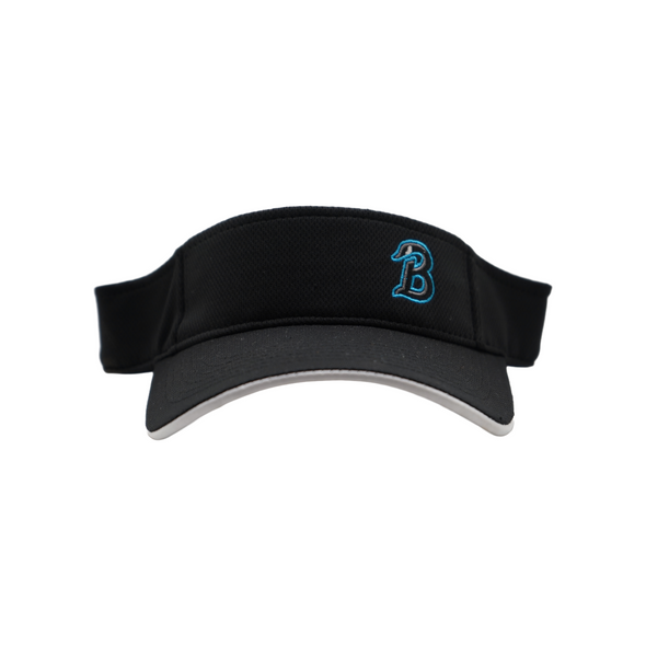 Beloit Sky Carp Black B Visor Hat