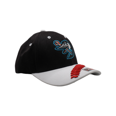 Beloit Sky Carp Bimm Ridder Black/White Cobra Youth Wrench Hat