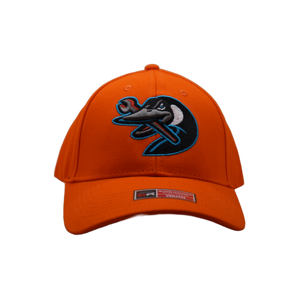 Beloit Sky Carp Bimm Ridder Youth Orange Cotton Twill Wrench Hat