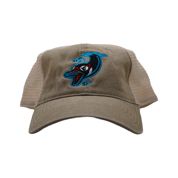 Beloit Sky Carp Road Stone Trucker Hat