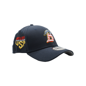 Beloit Sky Carp New Era 39Thirty Stars & Stripes 2023 Hat