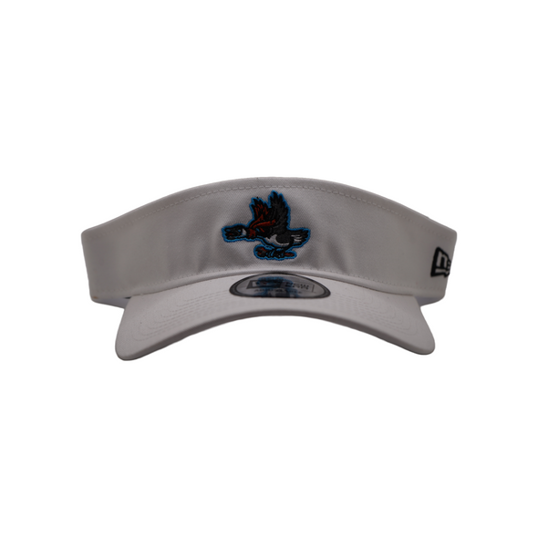Beloit Sky Carp New Era White Visor Hat