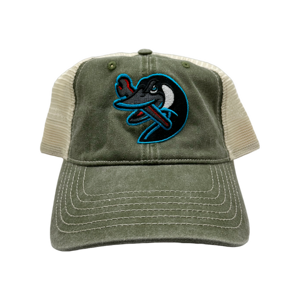 Beloit Sky Carp Wrench Stone Trucker Hat