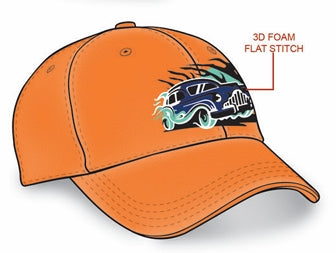 Eerie Wearies Pumpkin Orange Strap-Adjustable Cap *PRE-ORDER* (EXPECTED TO ARRIVE IN A FEW WEEKS)