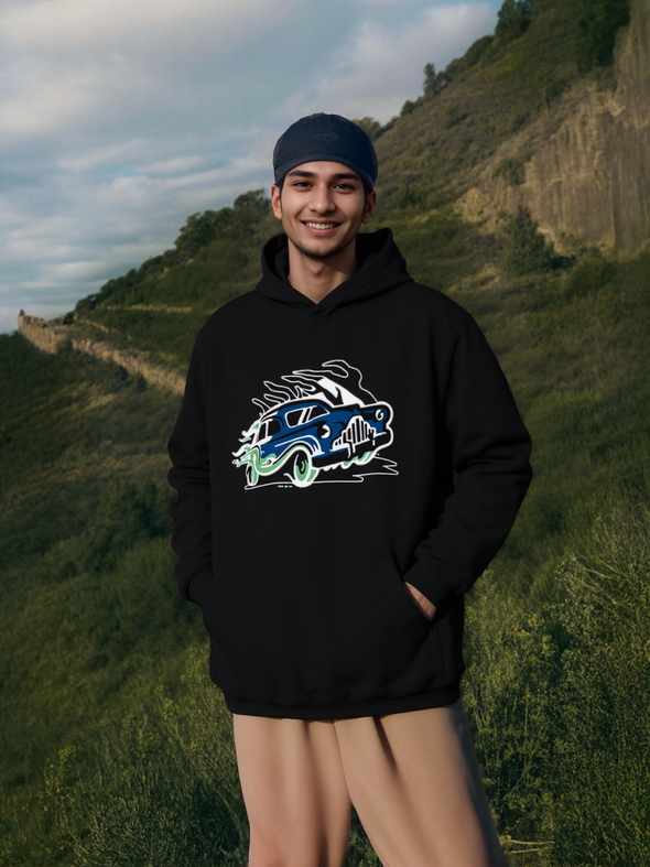 Eerie Wearies Black Roadster Hoodie *PRE-ORDER* (EXPECTED TO ARRIVE IN A FEW WEEKS)