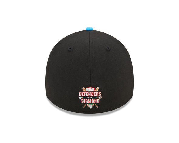 Beloit Sky Carp Marvel's Defenders of the Diamond New Era 39THIRTY Stretch-Fit Hat