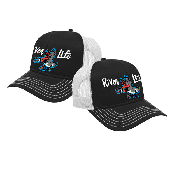 Beloit Sky Carp River Life Chino Twill Trucker Hat