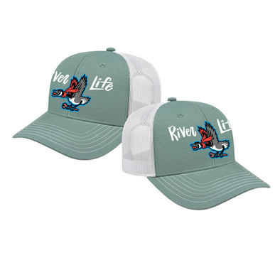 Beloit Sky Carp River Life Chino Twill Trucker Hat