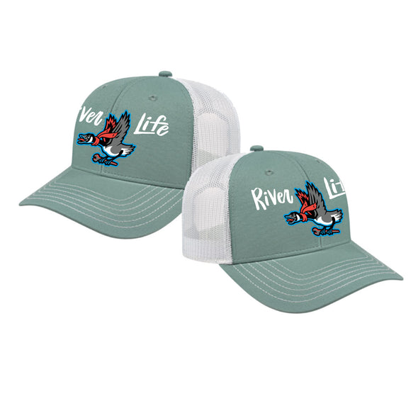 Beloit Sky Carp River Life Chino Twill Trucker Hat